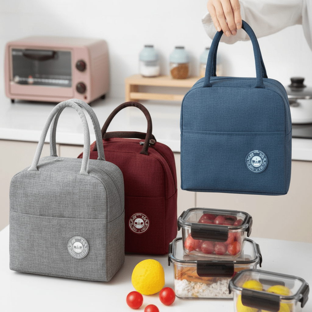 Portable Thermal Insulated Lunch Bag Insulated and Reusable