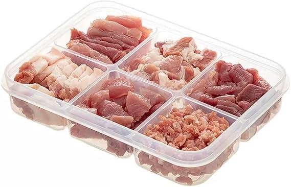 6 Portion Plastic Storage Box